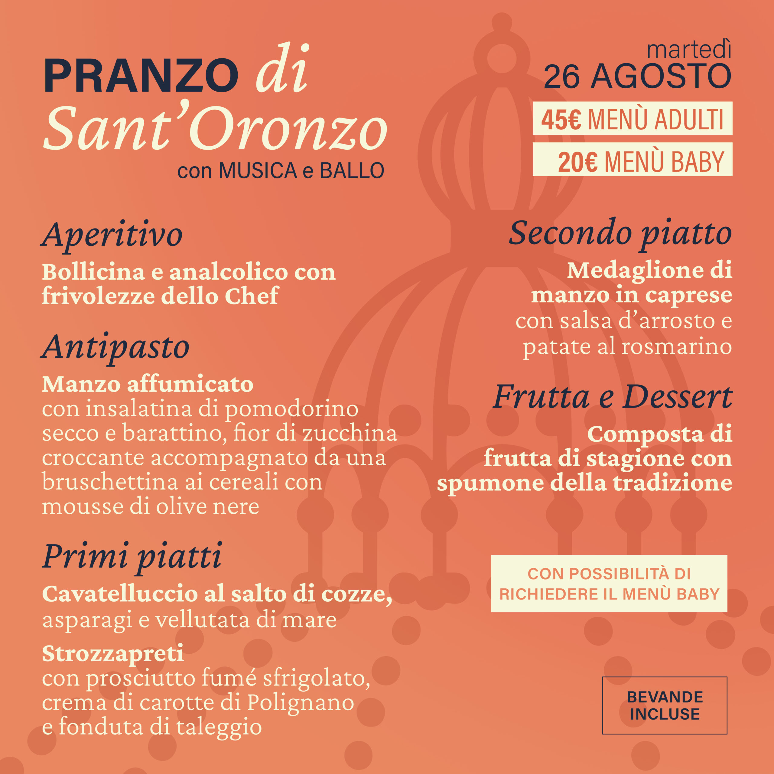 Menù della cena di Halloween