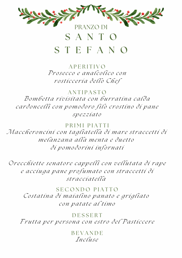 Pranzo di Santo Stefano